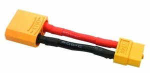 Adaptador de conversión macho Common Sense RC XT60 hembra a XT90 # XT60F2XT90M - Imagen 1 de 1