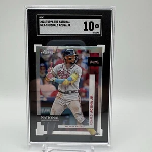 Ronald Acuna Jr. 2024 Topps Chrome The National Baseball MLB-18 SGC 10 - Picture 1 of 2