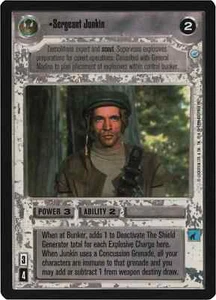 Sargento Junkin (Endor) | Descifrador Star Wars CCG | Casi nuevo/LP - Imagen 1 de 1
