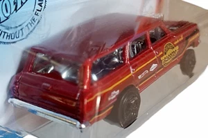 Hot Wheels 2021 Muscle Mania 2/10 64 NOVA WAGON GASSER Red Race Car Toy 174/250 - Picture 1 of 12