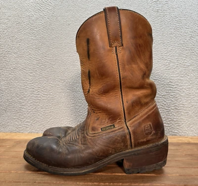 Botas Dan Post Para Hombre 11.5EW Cuero Marrón Albuquerque Impermeable Bota Ropa de Trabajo Foto 1 de 4