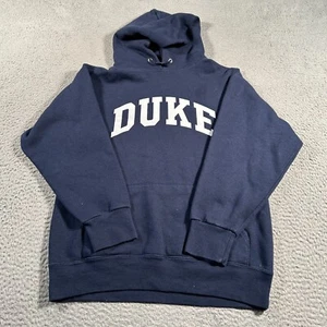 Vintage Duke Blue Devils The Game Sweatshirt Men Small Hooded Blue Script Logo - Picture 1 of 7