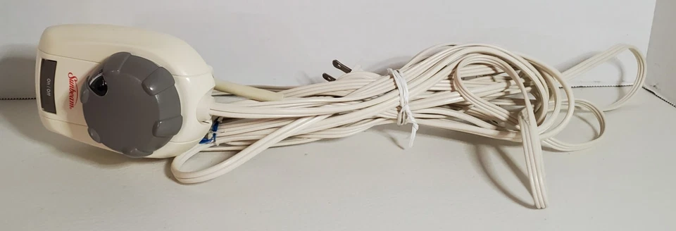 Controlador de manta de calefacción eléctrica Sunbeam J85P E23623 3 clavijas PAC-321 Foto 1 de 4