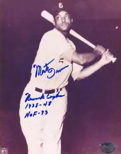 MONTE IRVIN Signed Newark Eagles 8x10 B&W Photo ALA F10091 - Picture 1 of 1