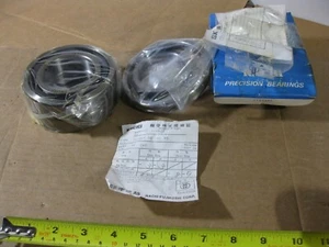 Nachi 7212CYP5 DB Precision Angular Contact Ball Bearing set 60x110x22 mm SKS - Picture 1 of 12