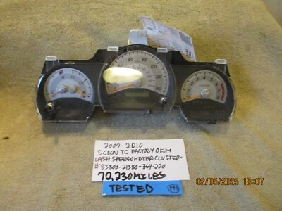 2007-2010 SCION TC FACTORY OEM DASH SPEEDOMETER CLUSTER 72K TESTED FREE SHIPPING - Image 1 of 4