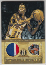 2011-12 Panini Gold Standard Isiah Thomas Hall of Gold Prime Jersey Patch 09/10