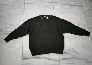 Vintage 90s Bugle Boy Sweater Green Pullover Knit Men’s XL NWT Grandpa - Picture 1 of 8