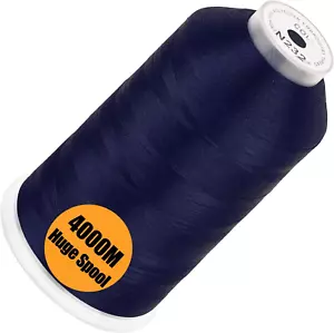 - Single Huge Spool 4000M Each Polyester Embroidery Machine Thread 40WT for Comm - Picture 1 of 6