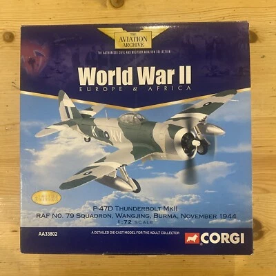 The Aviation Archive Limited Edition P-47D Thunderbolt MkII Die Cast 1:72 Model  - Image 1 of 4