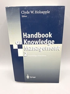 Handbook on Knowledge Management 2: Knowledge Directions by Clyde Holsapple - Imagen 1 de 6