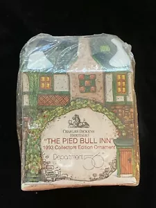THE PIED BULL INN DEPT 56 1993 Collectors Edition Ornament NIB - Picture 1 of 5