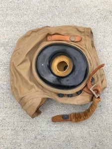 Vintage WWII US Army Air Force USAAC Spec. AN-H-15 Flight Helmet - Size Small - Picture 1 of 12