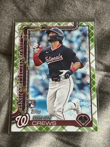 11251 2025 Topps Holiday Plaid RC Dylan Crews Washington Nationals - Bild 1 von 1