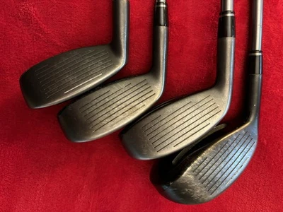 Adams Idea Tech V4 RH Men's Set 3 thru 6 Hybrids Bassara Lite Flex Graphite used - Image 1 of 4