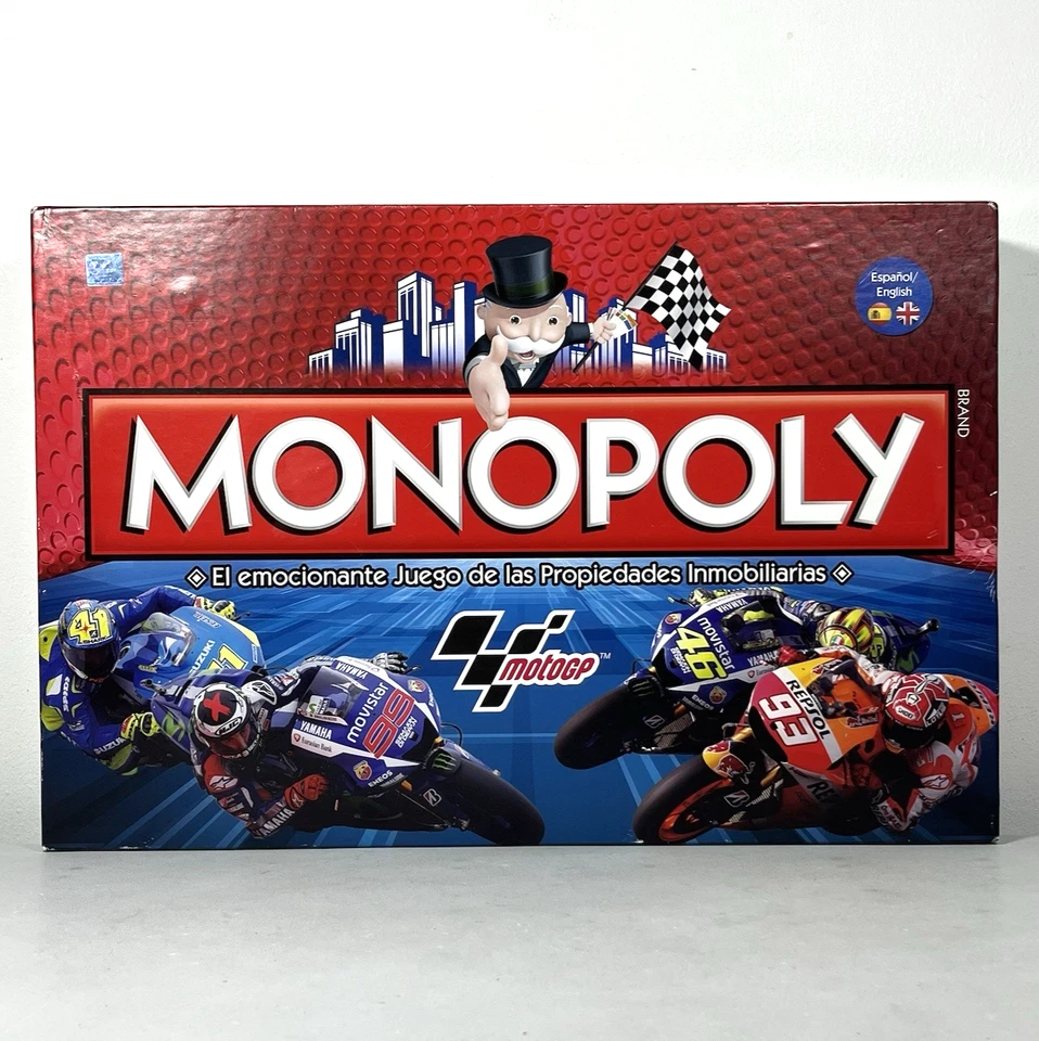 MotoGP Monopoly 2015 Board Game NEW Motorcycle Racing Moto GP English/Spanish - Image 1 of 4