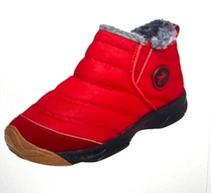 Schneestiefel warme Stiefeletten rutschfeste wasserdichte Schuhe Slipper Damen 8 rot - Bild 1 von 6