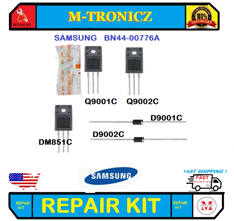 REPAIR KIT FOR   SAMSUNG  UN65H6203AF UN65J6200AFXZA  BN44-00776A - Image 1 of 1