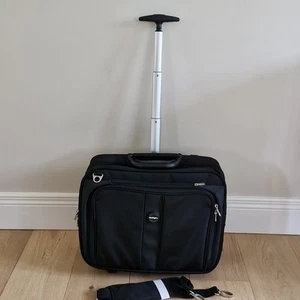 Kensington Contour Case Travel Laptop Bag Wheeled Hand Luggage Carry On Luggage - Picture 1 of 11