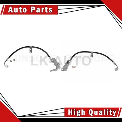 2 передних тормозных гидравлических шланга тормозной магистрали подходят для 1982 Plymouth PB150 PB250 PB350 - Изображение 1 из 4