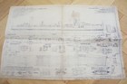 HMS Vega Ship Shipping Plan General Arrangement (1952)