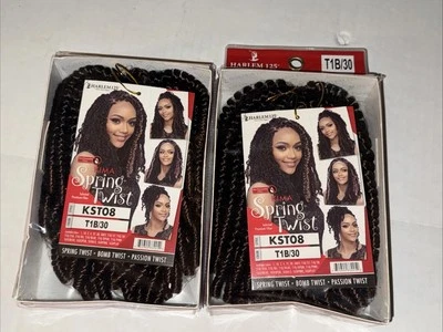 Trenza sintética Harlem 125 Kima KST08 SPRING TWIST | Pack de 2 Foto 1 de 4