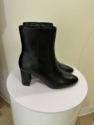 Botas de couro preto Banana Republic novas em folha tamanho 5.5 - Imagem 1 de 4
