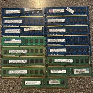Lot of 15 Mixed Brands PC3 DDR3 Desktop RAM - 72gb Total - Picture 1 of 5