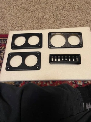 Juego de 4 (cuatro) piezas AMG HUMMER H1 OEM bisel de plástico despegue 1997,5 HVAC mejorado Foto 1 de 4