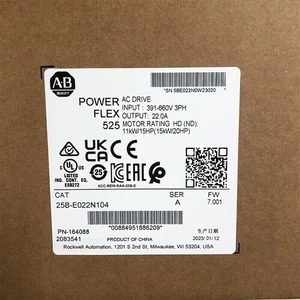 Allen Bradley 25B-E022N104 PowerFlex 525 AC Antrieb 15 kW 20 PS US kostenlose Steuer - Bild 1 von 15