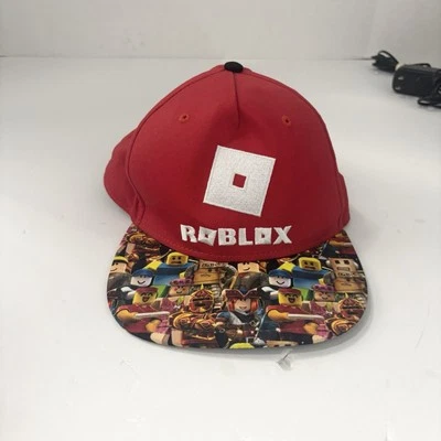 Gorra de béisbol roja bordada a presión Roblox juvenil / niños / videojuegos Foto 1 de 4