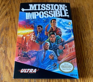 oval seal Mission: Impossible complete in box nintendo nes factory MINT - Picture 1 of 9