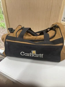 Carharet Brown And Black Duffel Bag - Picture 1 of 9