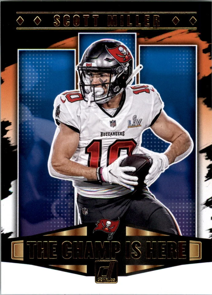 2021 Donruss Football Champ is Here Insert Singles Buccaneers - You Choose - Image 1 of 1