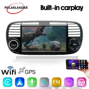 7" 2 DIN Android Car Radio Player Touch Screen WiFi Bluetooth for Fiat 500 1+32G - Picture 1 of 1