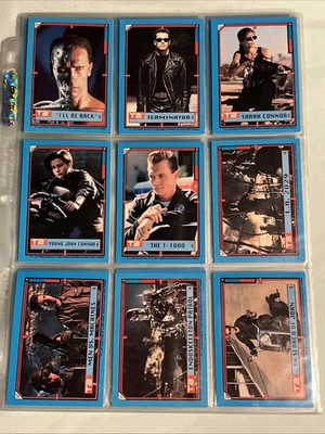 1991 T2 - Terminator 2 Judgement Day Complete Topps Sticker Card Set 1-44 - Image 1 of 4