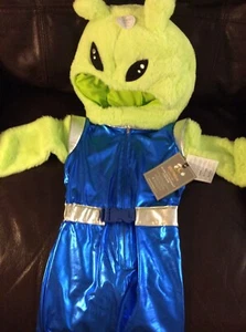 Disfraz de astronauta alienígena Pottery Barn para niños con luz verde 3T ¡NUEVO CON ETIQUETAS! - Imagen 1 de 1