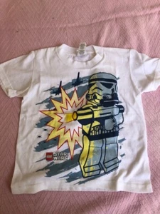 Star Wars Lego Youth T-Shirt size 4 StormTropper White new - Picture 1 of 1