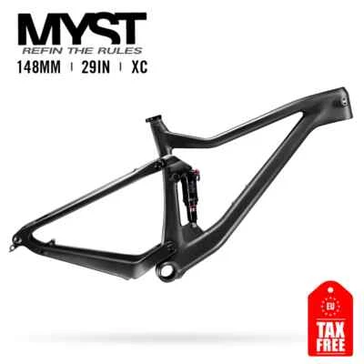 27.5in/29in Suspension Carbon MTB Bike Frame Boost XC Cross Country Trial Frame - image 1 of 4