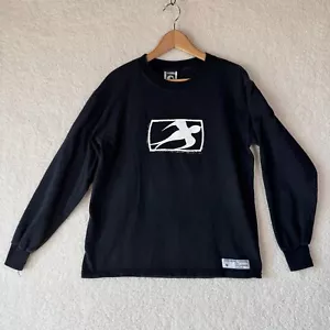 Vintage Innes Long Sleeve T-Shirt Mens M Bird Logo Skater Skateboard 90s Grunge - Picture 1 of 9