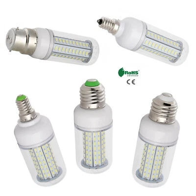 LED Corn Bulb E12 E27 E14 B22 27W 25W 18W 15W 12W 7W Light Lamp Lights 220V 240V - Image 1 of 4