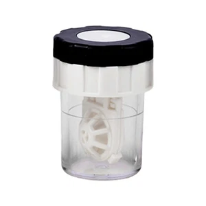2 Pcs Lens Washer Convenient Compact Cleaning Contact Lenses Washer Case - Picture 1 of 16