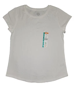NEW Girls Wonder Nation Plus Fade Resistant White T-Shirt Size L 10-12 Plus - Picture 1 of 4