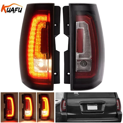 Tail Lights For Chevy Suburban/Tahoe GMC Yukon/Yukon XL 2007-2014 LED Brake Lamp - Image 1 of 4