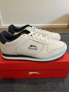 NEW Slazenger Classic White Navy Men US9.5 - Picture 1 of 12