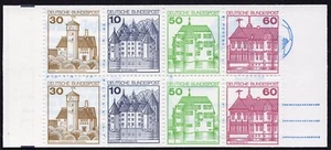 Germany 1980 - Booklet - Castles - Glucksburg - Werratal - MNH - Picture 1 of 2