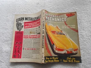 SCIENCE AND MECHANICS Magazine-APR,1951-GM BUILDS 300HP SUPER SPORTSTER - Picture 1 of 3