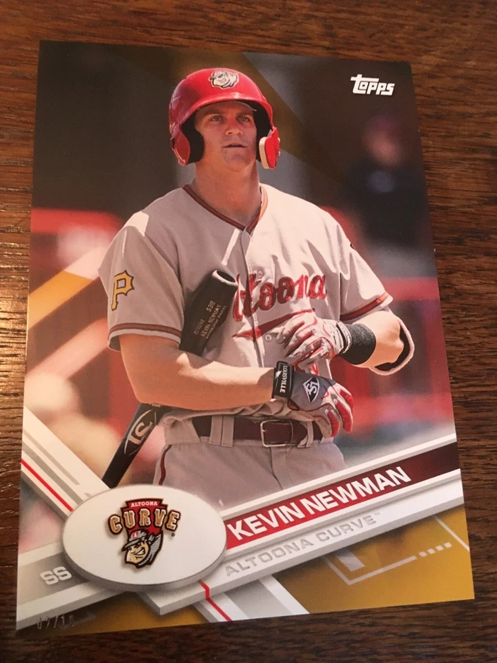 2017 Topps Pro Debut Jumbo 5x7 Kevin Newman Curve 66 #'d 02/10 Gold - Image 1 of 1
