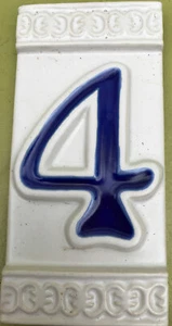 KERAMIK STRAßENNUMMER FÜR TORTÜR - Bild 1 von 4