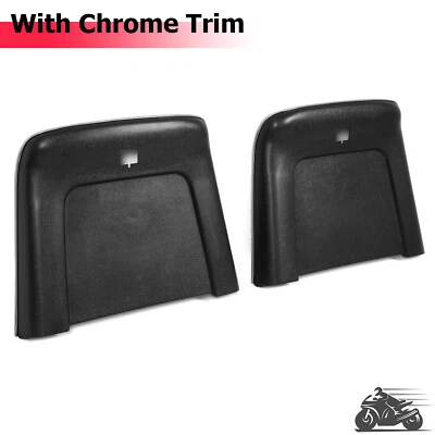 For Chevy/ Oldsmobile/ Buick/ Pontiac 1969-1972 Bucket Seat Backs w/ Chrome Trim - Image 1 of 4